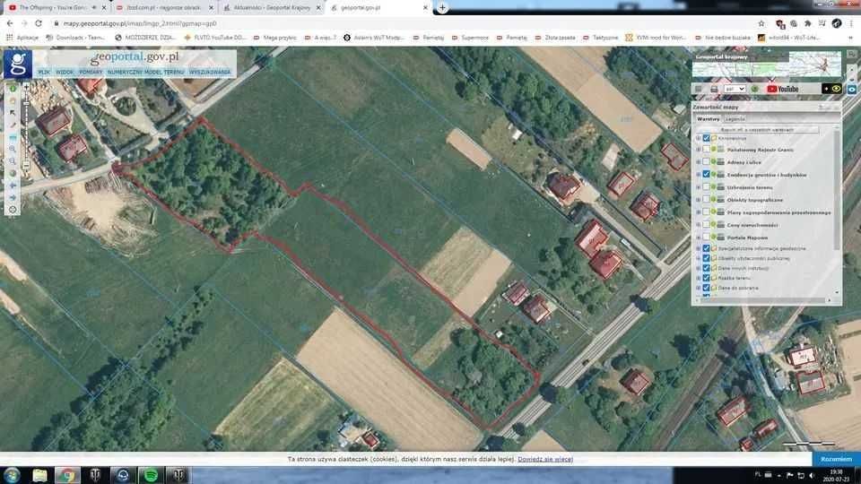 Atrakcyjne działki w Siepietnicy 1,16h