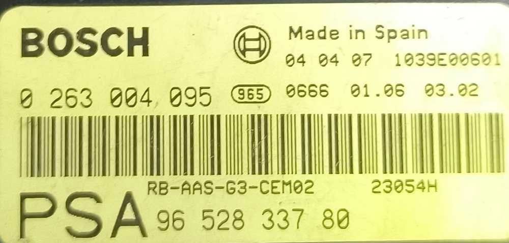 Módulo Eletrónico 9652833780 - PEUGEOT 407