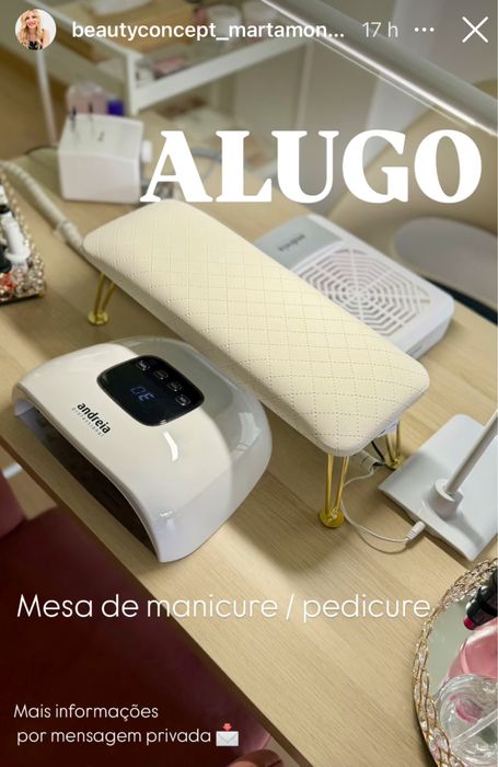 Mesa de manicure para alugar