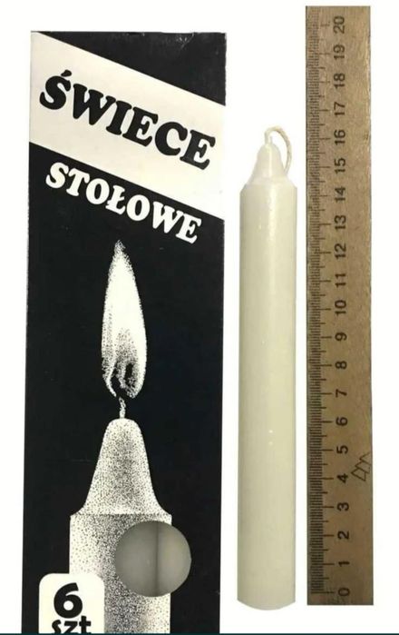 Свічки білі. Польські