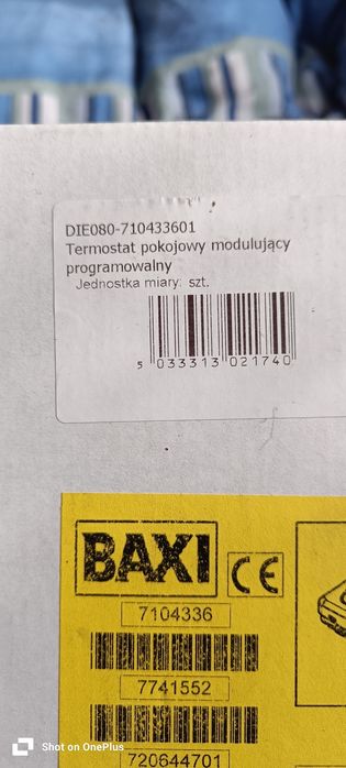 Sterownik termostat modulujący baxi DIE080-710433601 dr dietrich