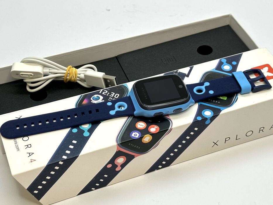 smartwatch z funkcja dzwonienia xplora 4 niebieski
