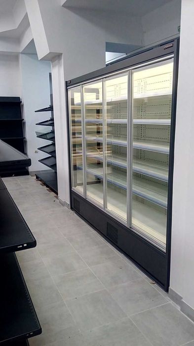 Стелажі для магазину. Розрахункові зони, холод. Гранти на торг. обладн