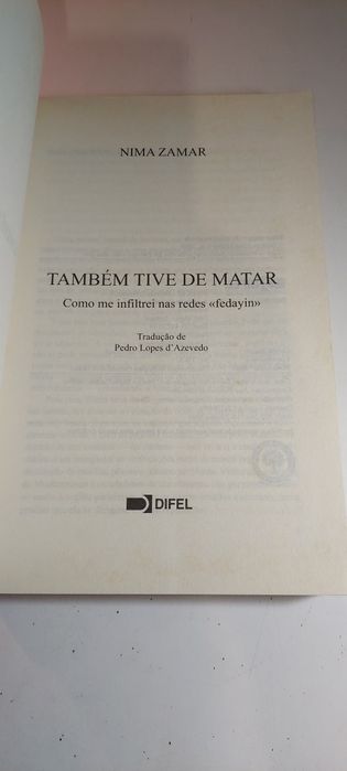 Também tive de Matar - Nima Zamar
