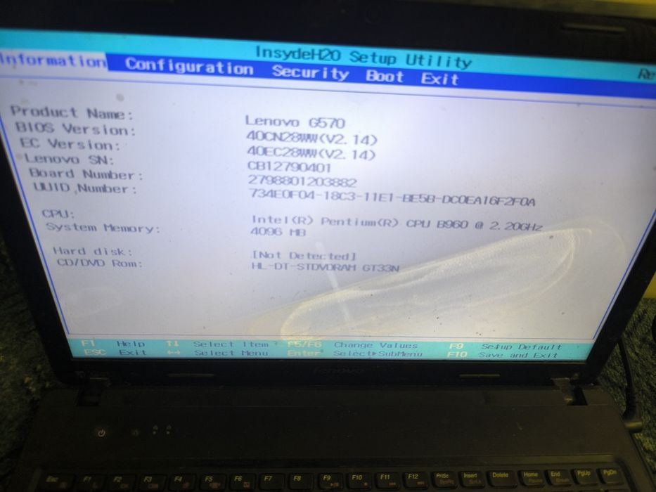 Продам ноутбук Lenovo g570