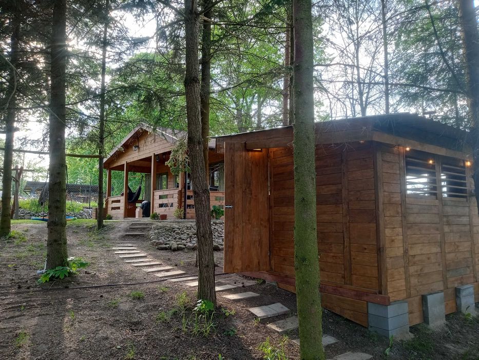 Domek letniskowy, Mazury, Ukta, noclegi, jacuzzi, sauna kajaki
