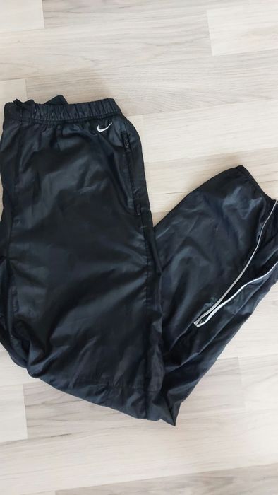 Spodnie ortalionowe dresy szelesty parachute streetwear