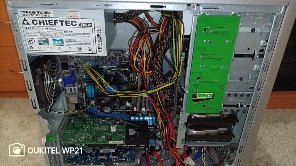 Компьютер Xeon E3-1230v2 DDR3 20gb GPU nvidiaK2200 4GB