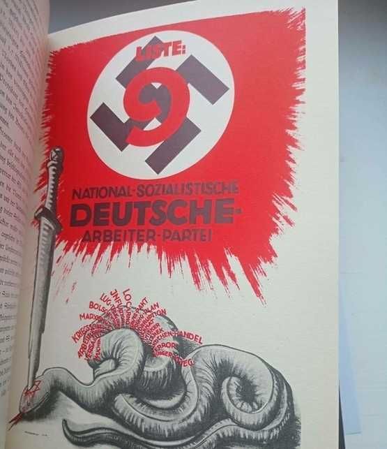Двухтомное "парадное" издание истории Третьего Рейха и НСДАП. 1939г.