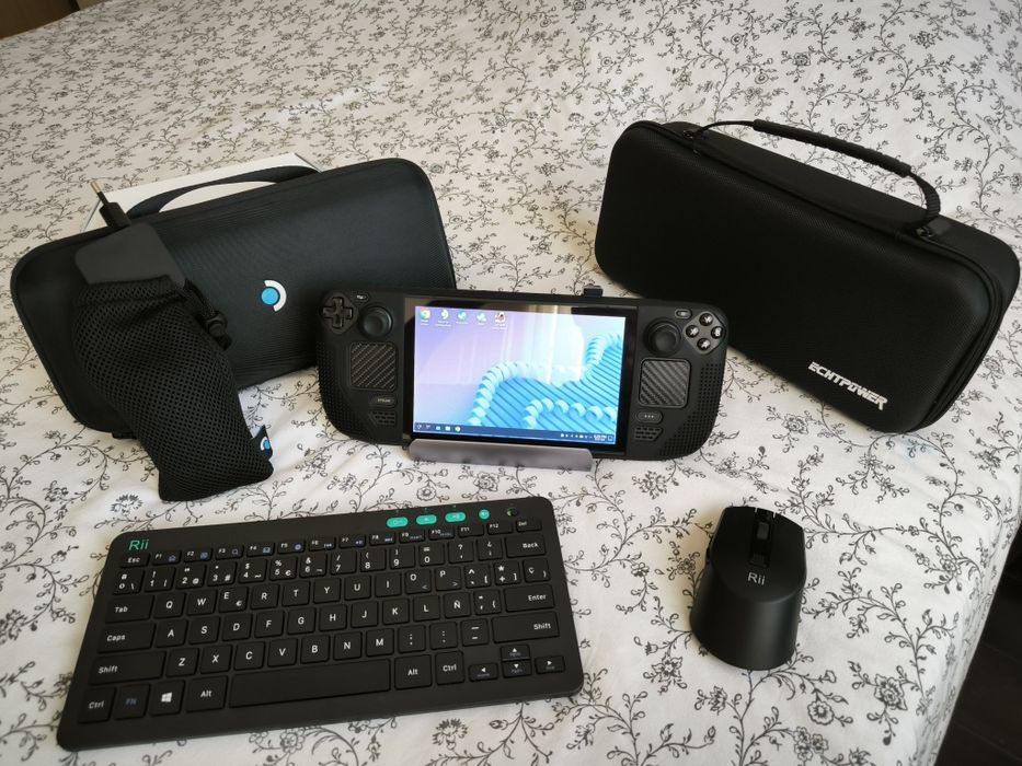Steam Deck 512GB LCD (Como Nova - 40h) + Dock + Capa + Extras