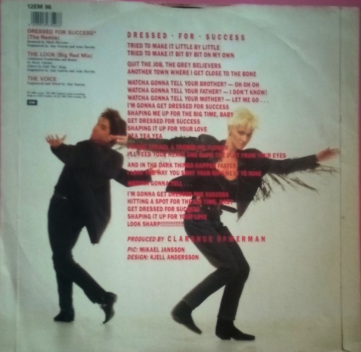 Vinil Maxi Roxette - Dressed For Success