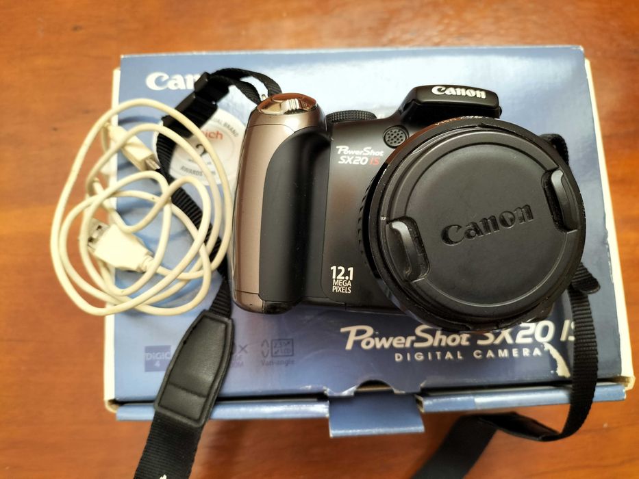 Canon PowerShot SX20 IS usada / para peças
