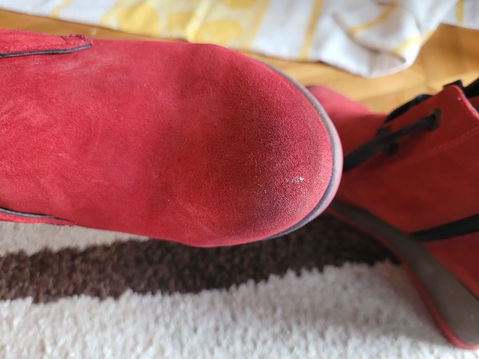 Lanquier botki czerwone rozmiar 40