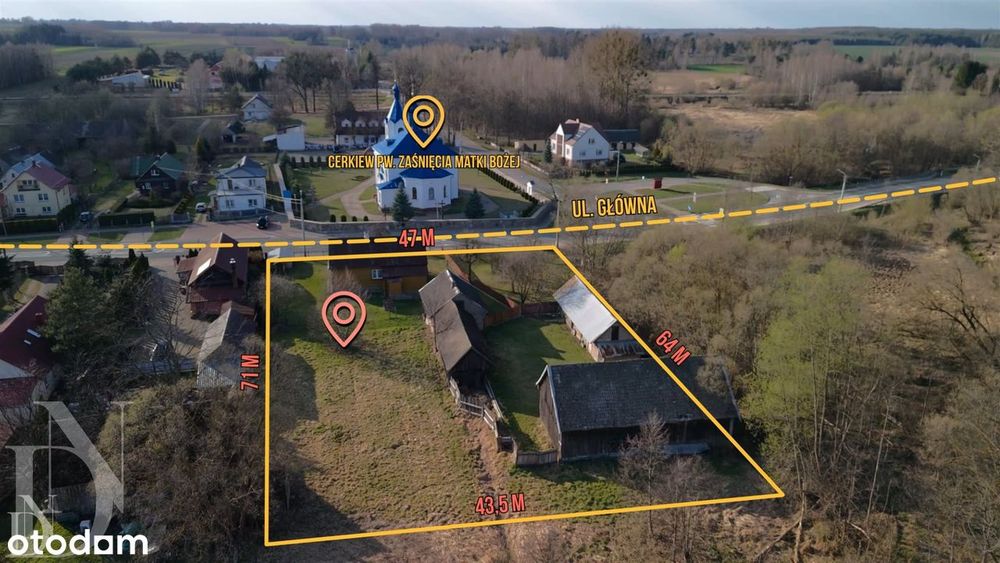 Dom 110 m² Działka 3078 m² Dubiny Nowa Cena!
