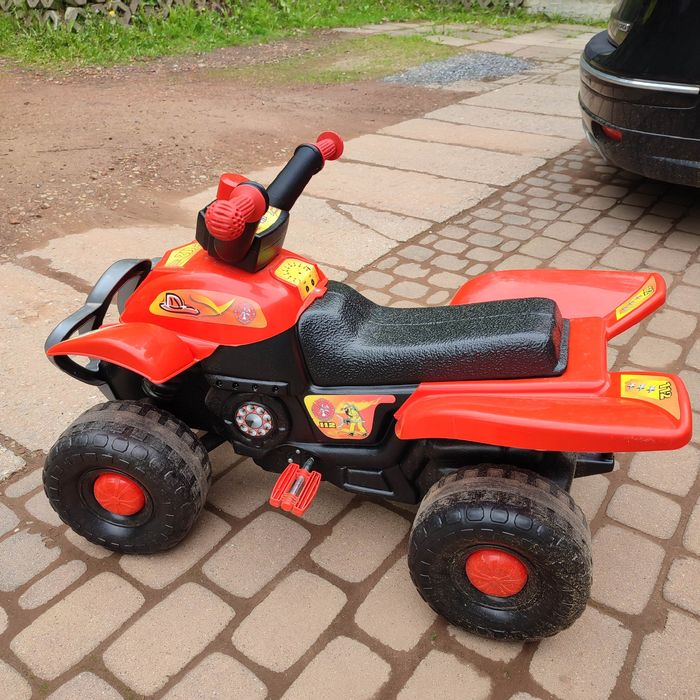 Quad na pedały BJ Plastik czerwony