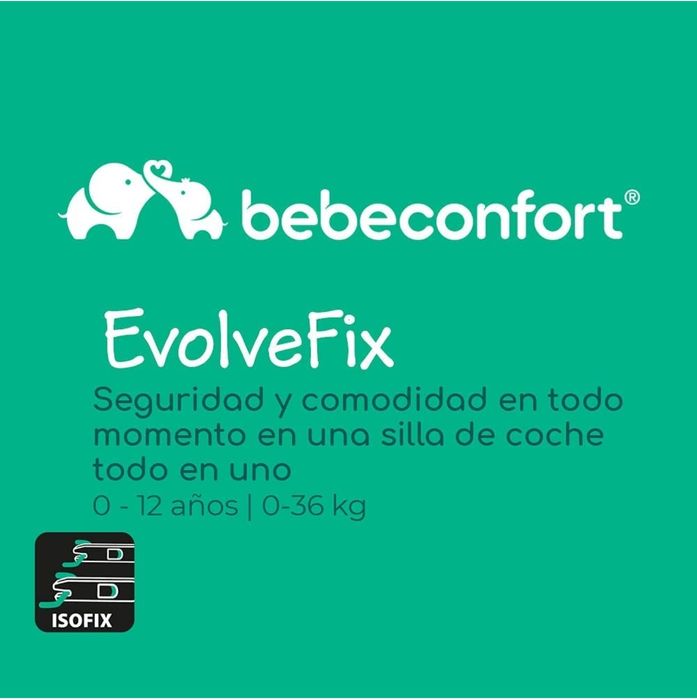 Bebeconfort EvolveFix grupo 0 1 2 3 isofix