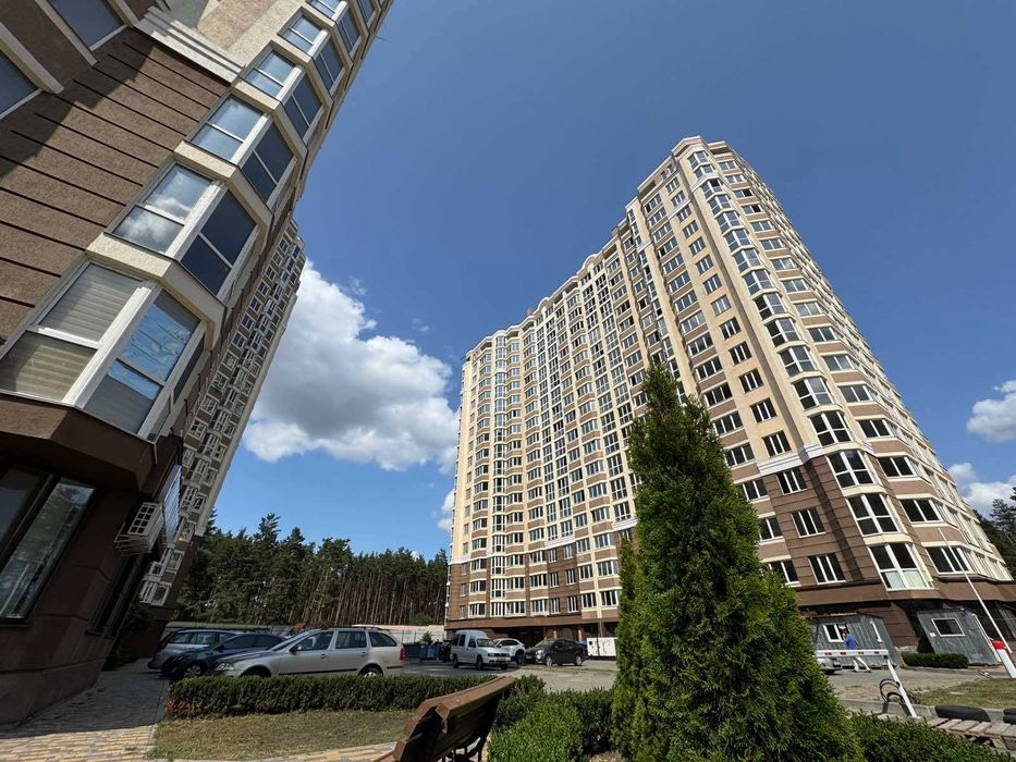 Затишна 2К в зданому ЖК. 7км від Києва. Навколо ліс