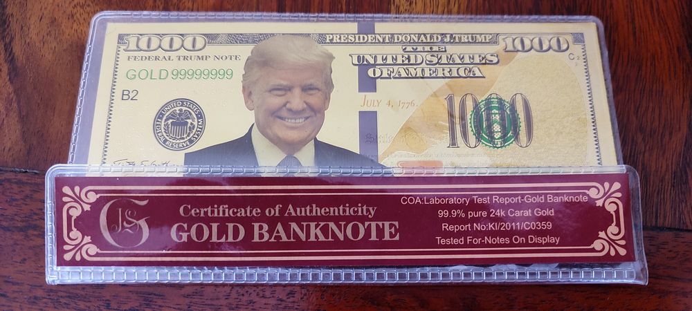 NOTA 1000 Donald Trump