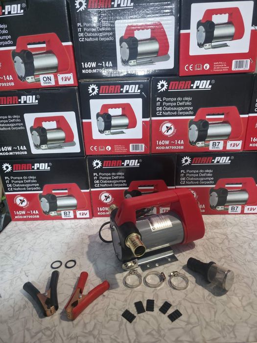 Насос помпа для перекачки дизельного палива топлива 12-24v. АЗС Польша