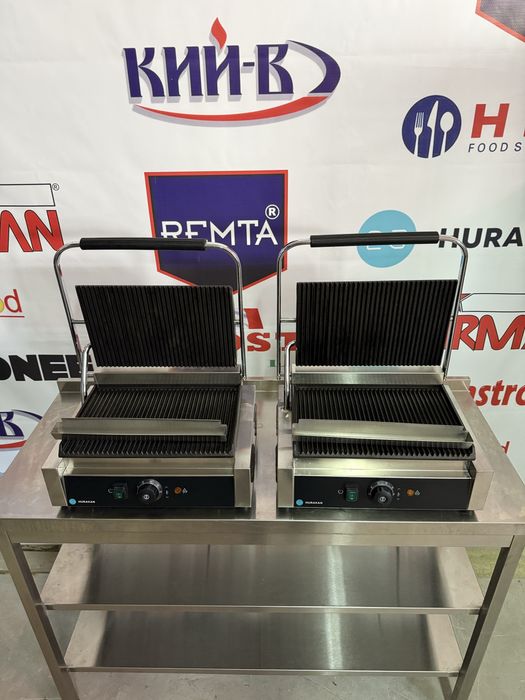 Гриль Hurakan Прижимний-Контактний Для Шаурми!