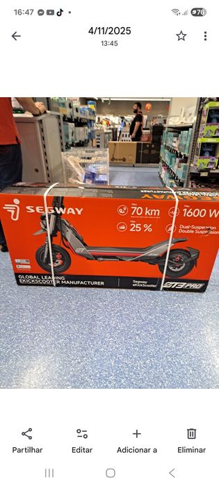 Trotine segway  semi nova