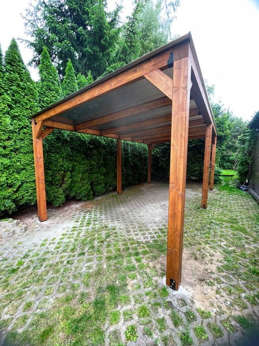 Wiata garażowa, zadaszenie na samochód, wiata samochodowa, carport