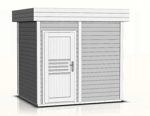 Sauna Ogrodowa MEGS07 - 200x250 cm - Sauna 4 osobowa