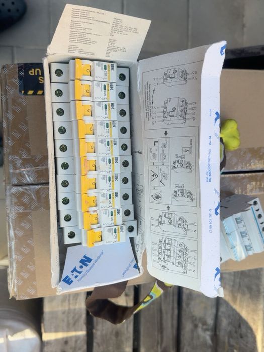 Автоматические выключатели IEK BA47-29 C20 C10 б/у