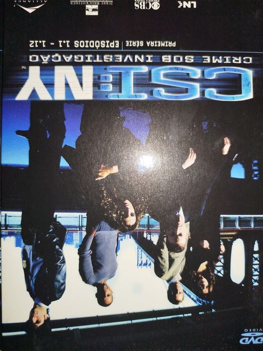 Vários DVDs com varias temporadas da série CSI