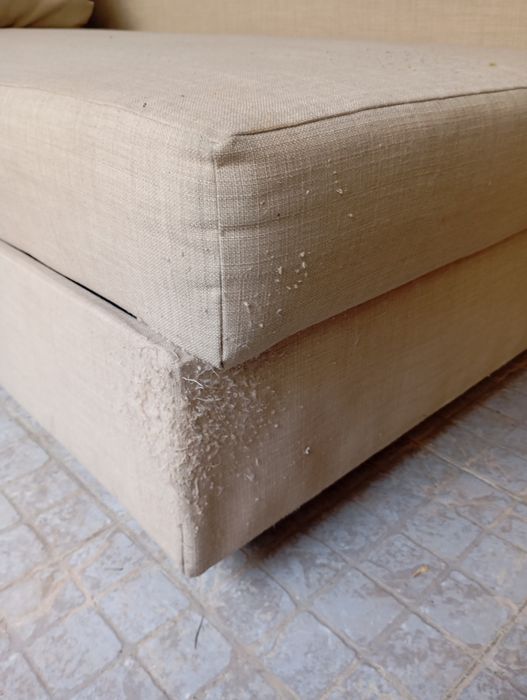 Sofá cama com chaise longue