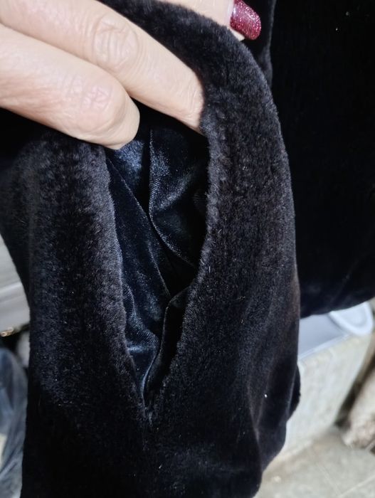 Nafa. Ог 110см.Норковый полушубок, шуба с соболем. Норковая шуба