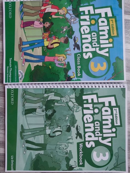 Підручники книжки English  Family and friends OXFORD 3 клас