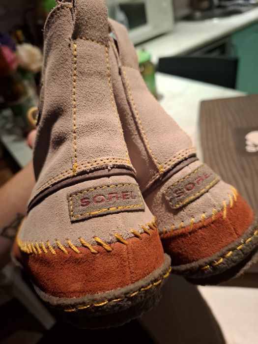 Skórzane buty SOREL