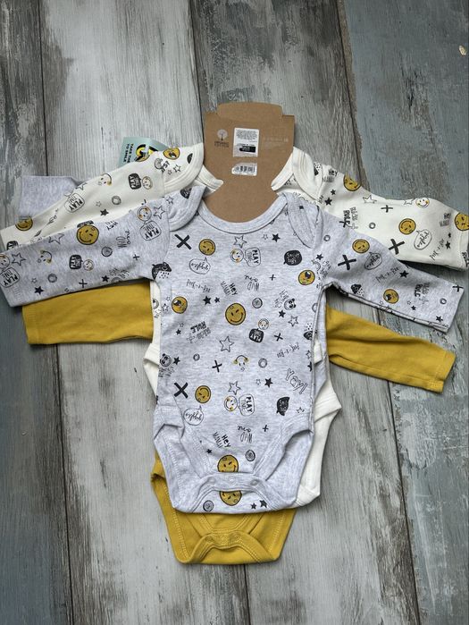 Набір бодіків 5 шт  3 місяці 62 см