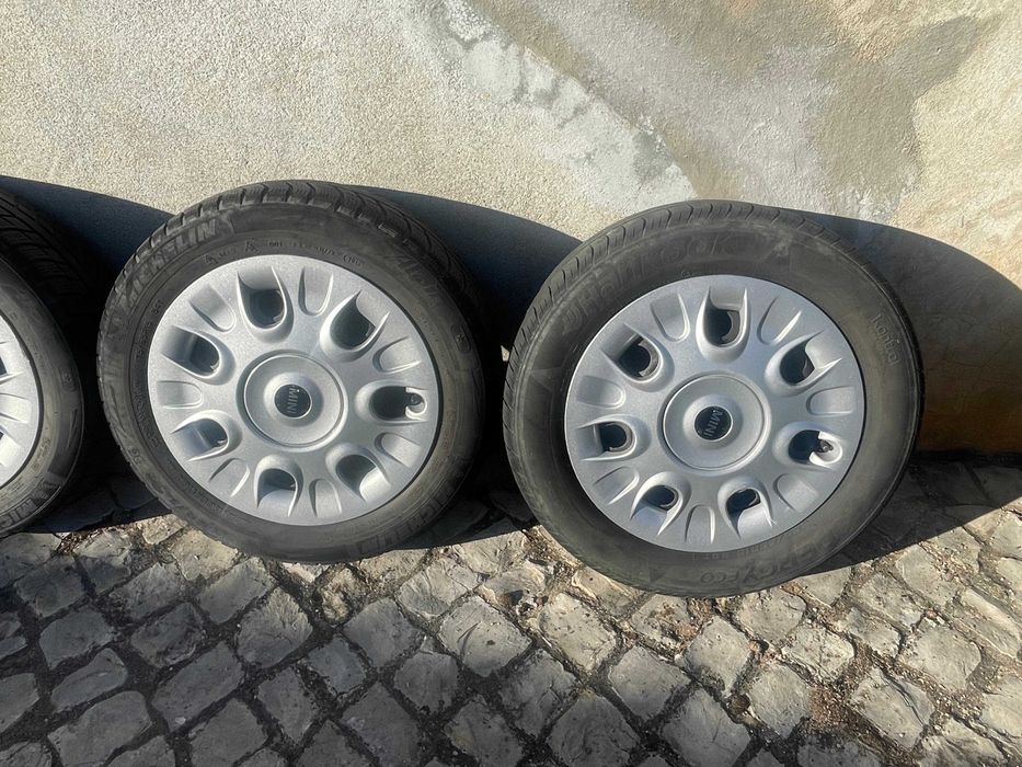Jantes em ferro Mini One com pneus