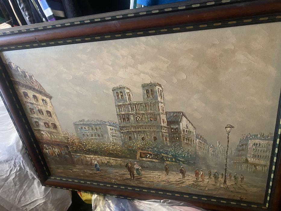 Quadro pintado a mao 1x0,75