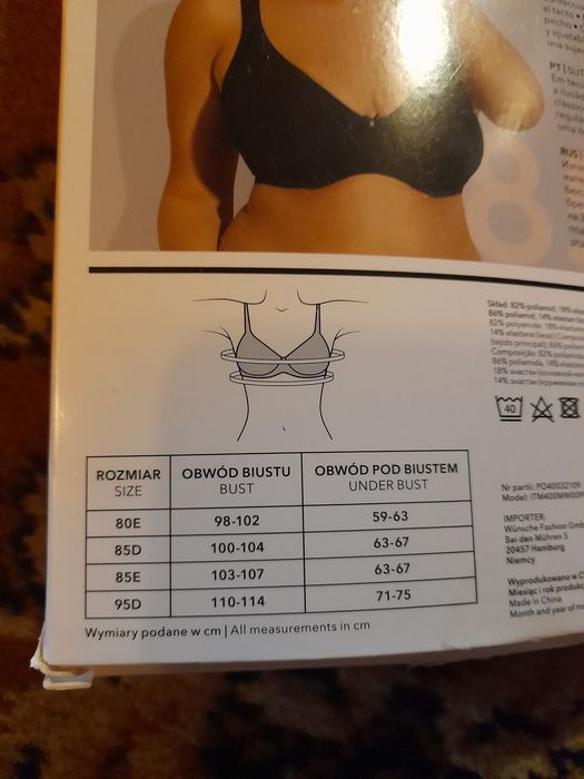 Biustonosz damski 85d