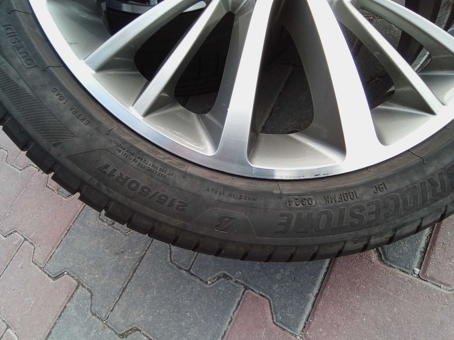 Opony letnie 215/50 R17 95W Bridgestone 4x7mn