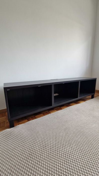 Móvel TV IKEA BESTÅ preto-castanho - 180 cm