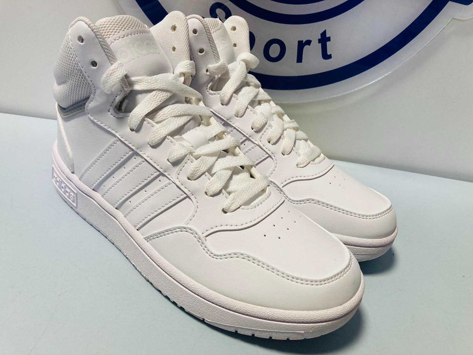Adidas Hoops Mid GW0401 białe sneakersy   38