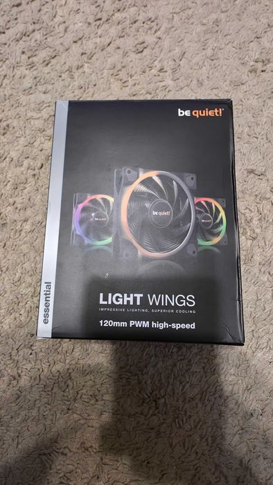 Be quiet light wings 120mm high speed pwm 3 pack
