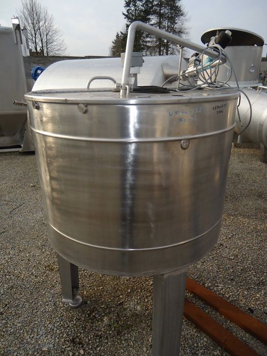 Zbiornik 500L nierdzewny ko kwasiak stojący kwasoodporny ścianka 2 mm