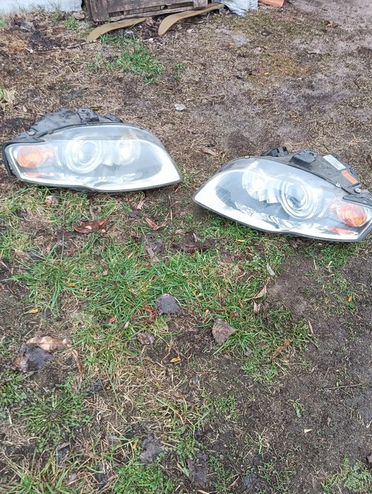 Lampy a4 b7 xenon kompletne EU
