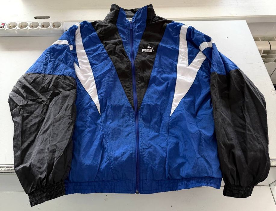 Олимпийка пума винтаж 90 ые мастерка puma куртка адидас панамка carhartt wip пятипанелька y2k wu tang og obey sk8 обей анорак зип nike bape адик бейп