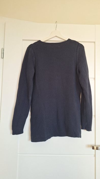 Sweter damski Henri Lloyd granatowy logo waffle M