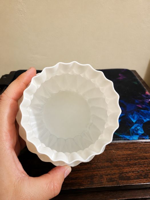 Vaso em espiral Branco