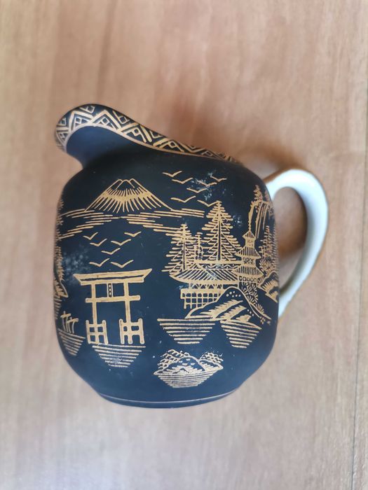 Serviço de chá Japonês, Soko China - Pintado à mão - casca de ovo