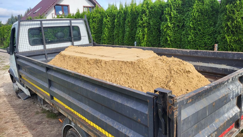 Ziemia/piasek/beton/kruszywa/transport
