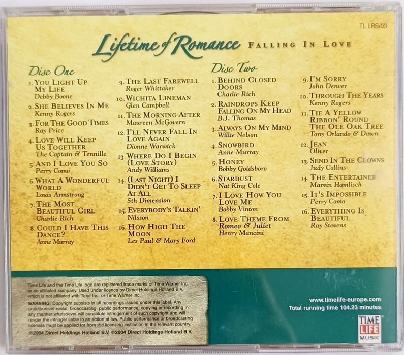 Lifetime Of Romance Falling In Love 2CD 2004r