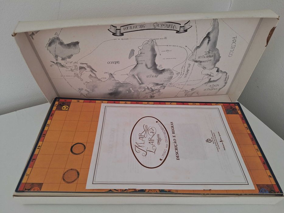 Jogo de Tabuleiro Vintage "Mar Largo" - Dom Quixote (1992)